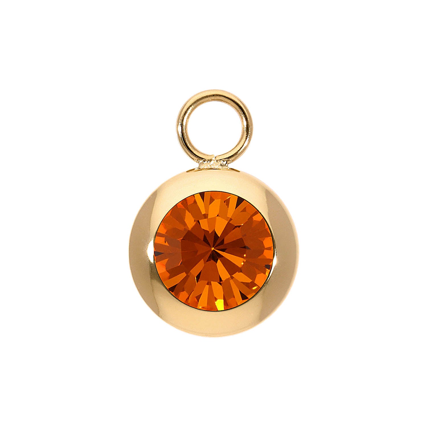 Tondo Charm 13 mm - Gold sun