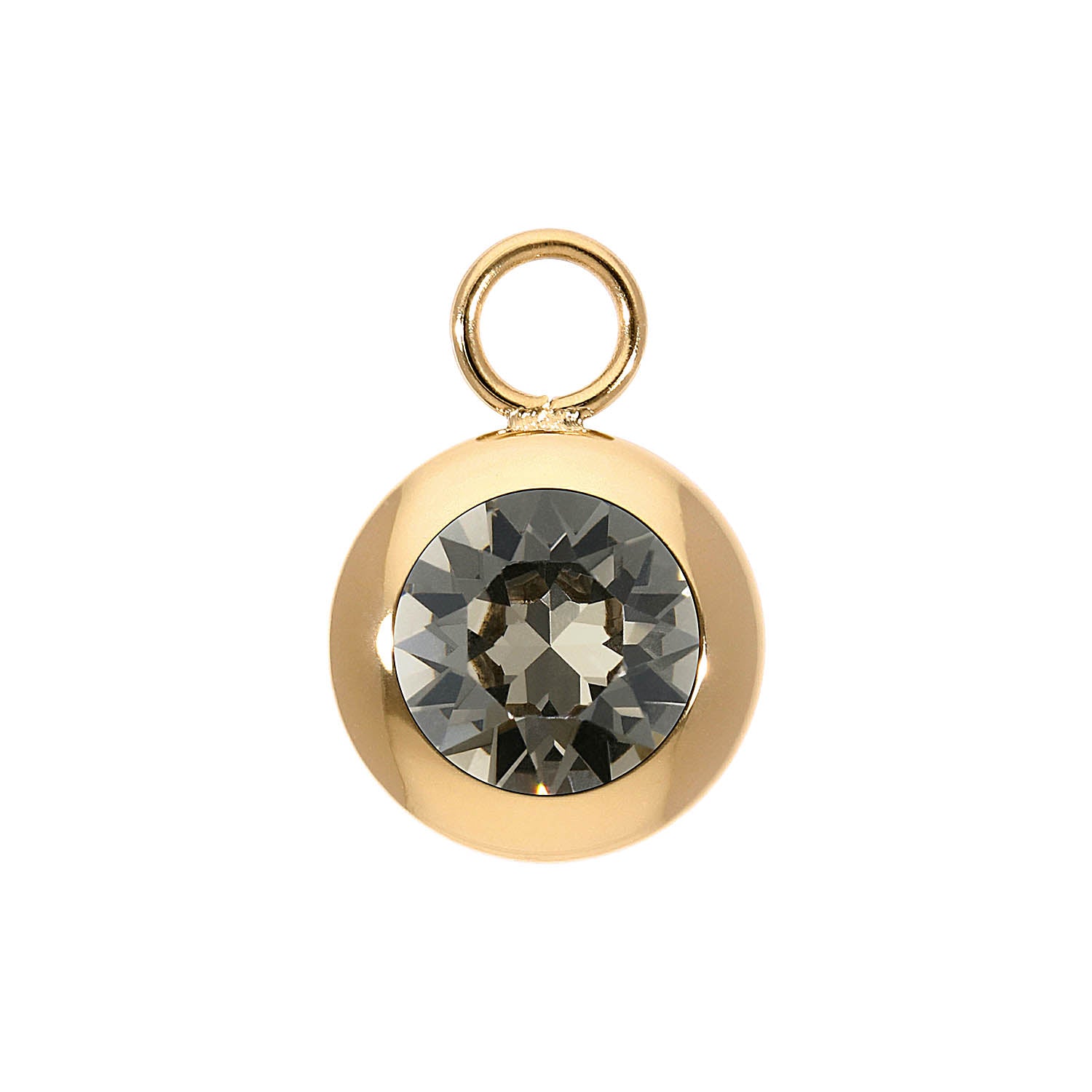Tondo Charm 13 mm - Gold Greige