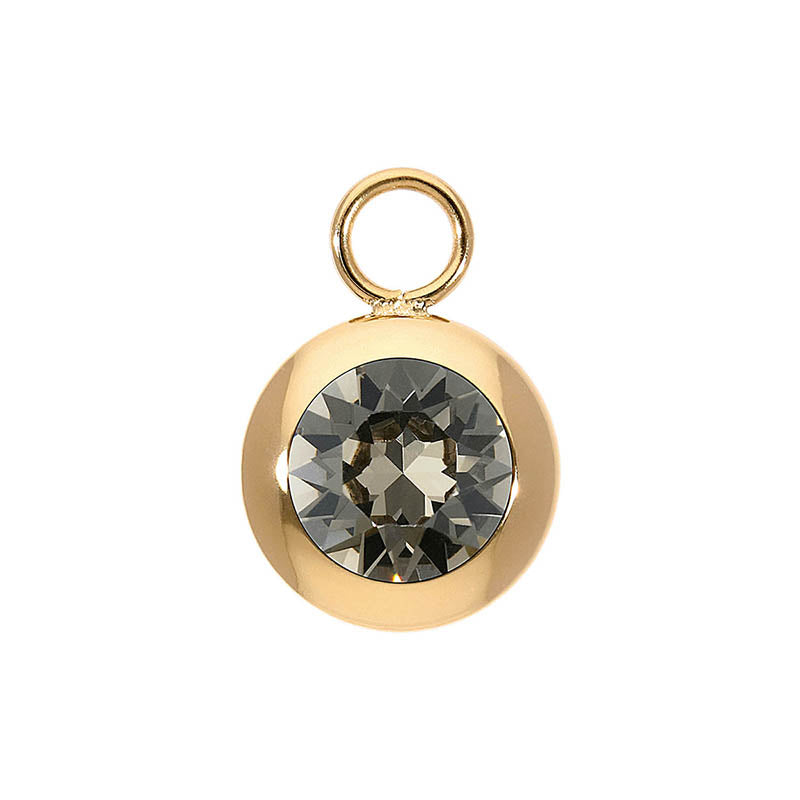 Tondo Charm 13 mm - Gold Greige
