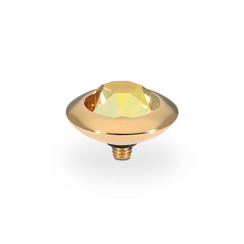 Tondo Top 13 mm - Gold metallic sunshine
