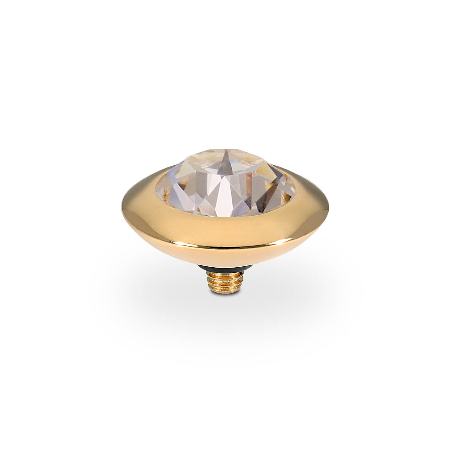 Tondo Top 13 mm - Gold silk