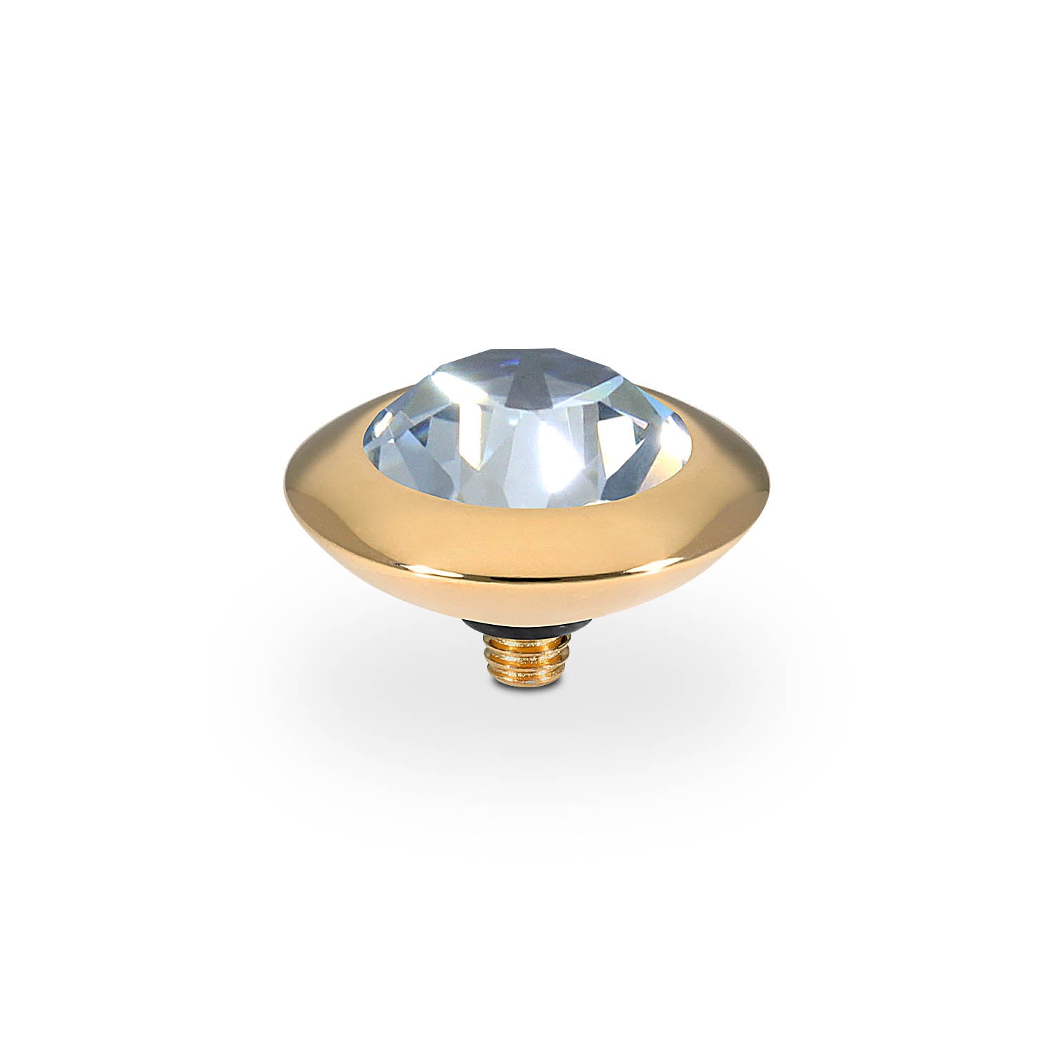 Tondo Top 13 mm - Gold blue shade