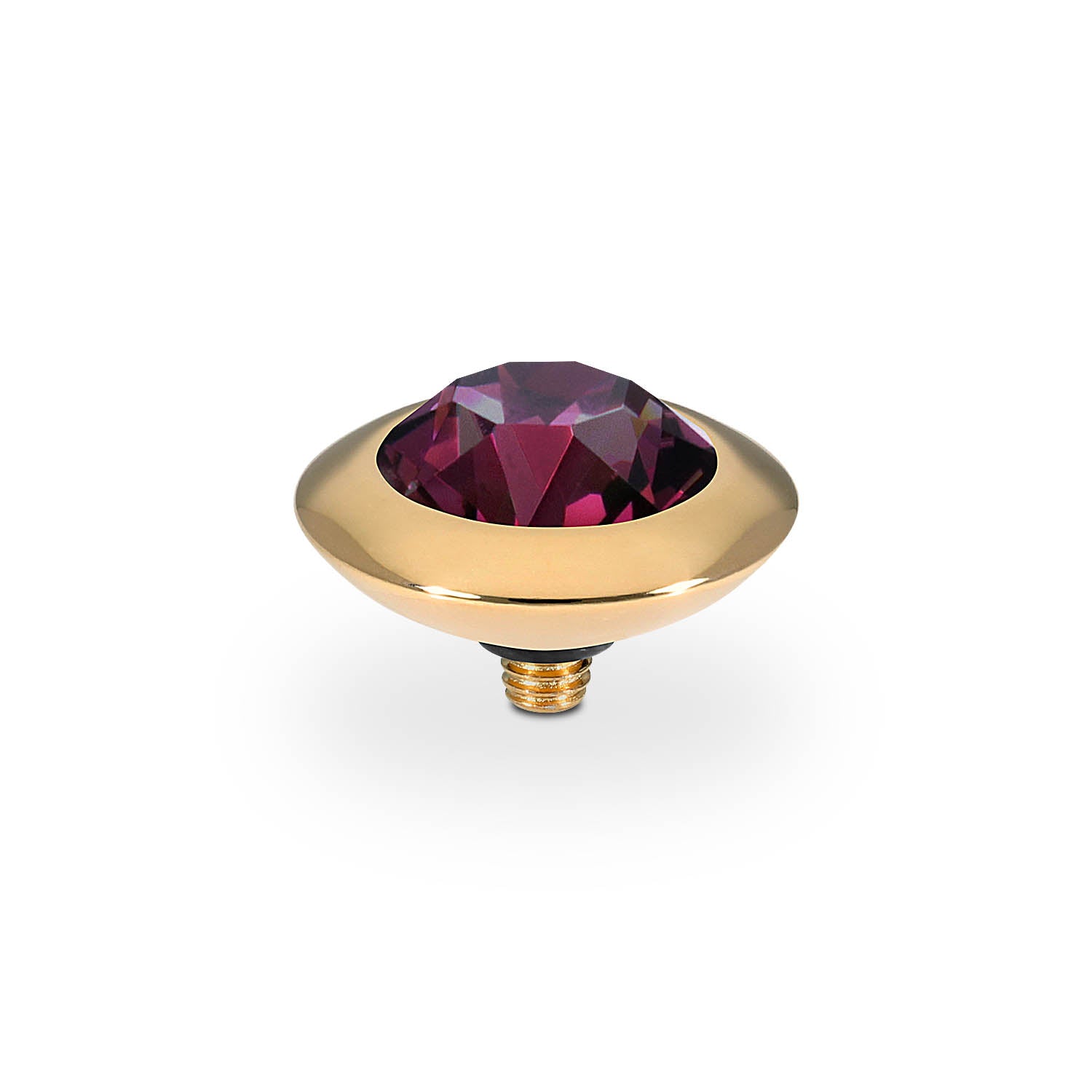Tondo Top 13 mm - Gold amethyst