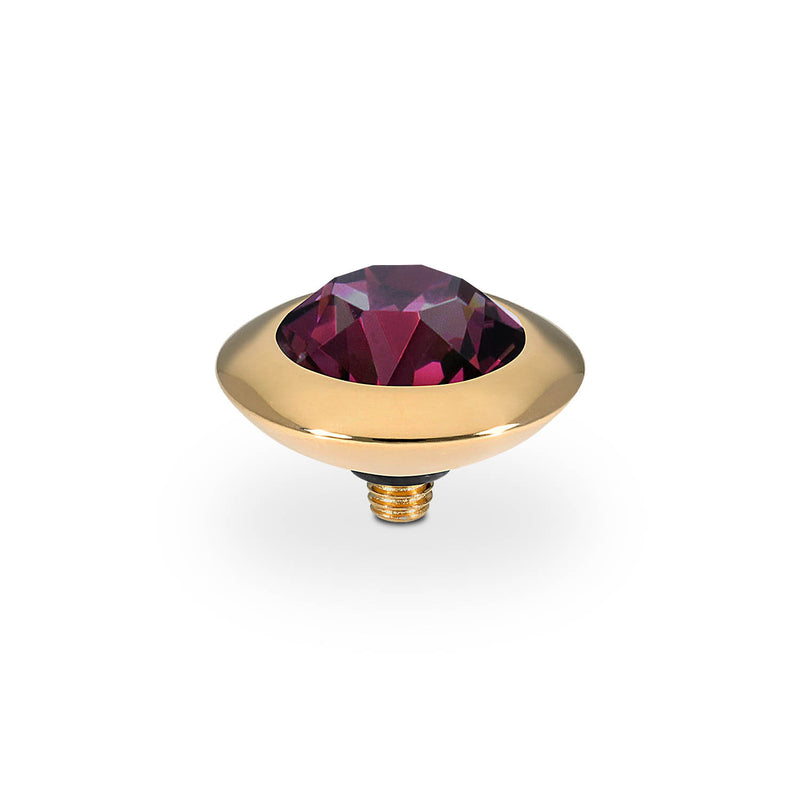 Tondo Top 13 mm - Gold amethyst