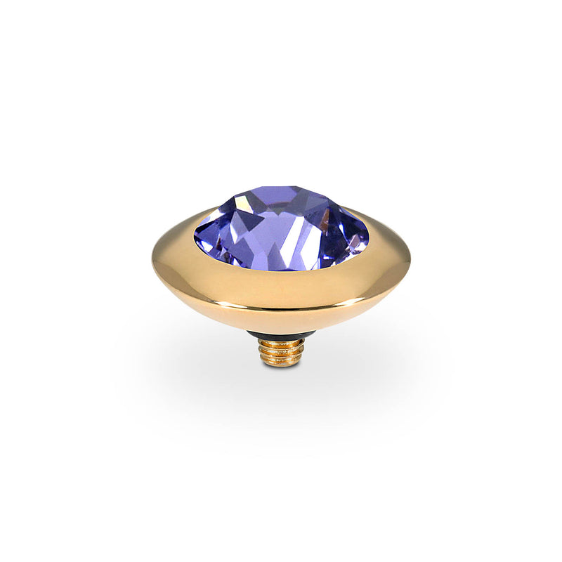 Tondo Top 13 mm - Gold tanzanite