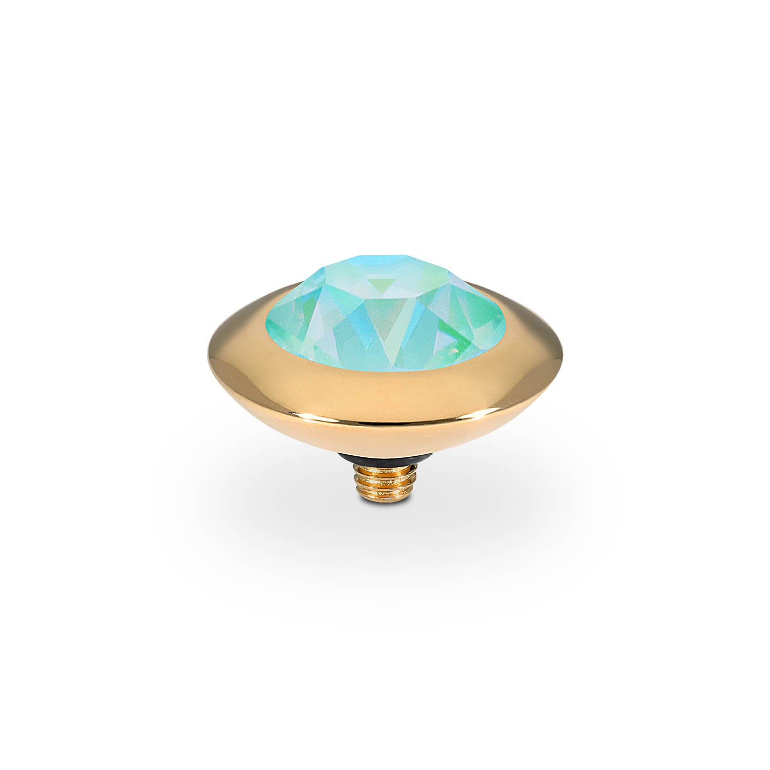 Tondo Top 13 mm - Gold silky sage delite
