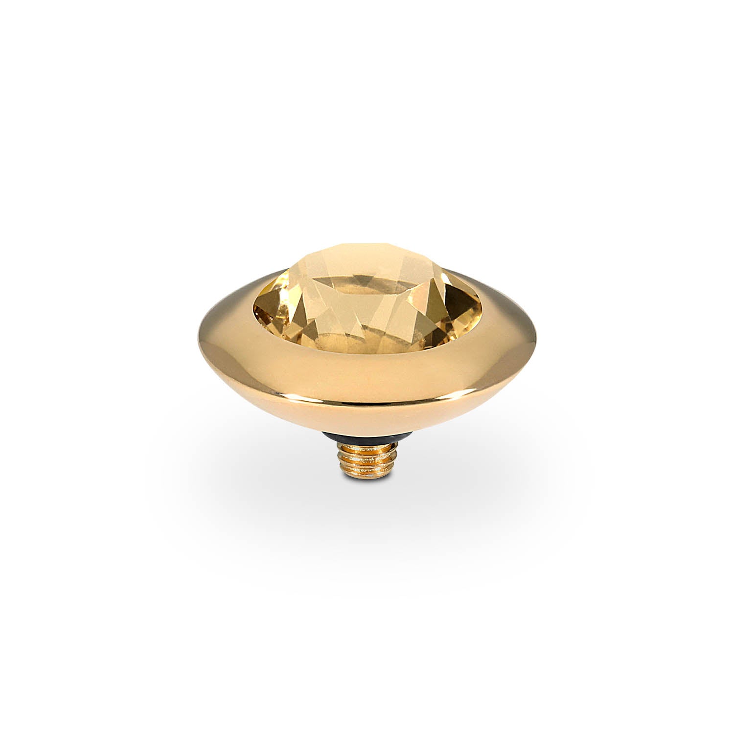 Tondo Top 13 mm - Gold light colorado topaz ignite