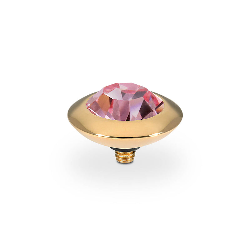 Tondo Top 13 mm - Gold Light Rose