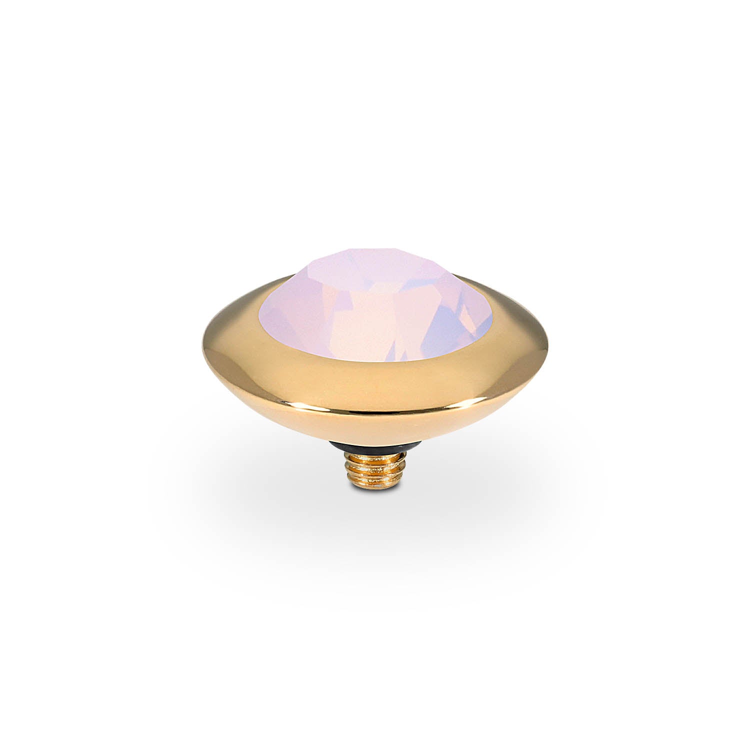 Tondo Top 13 mm - Gold rose opal
