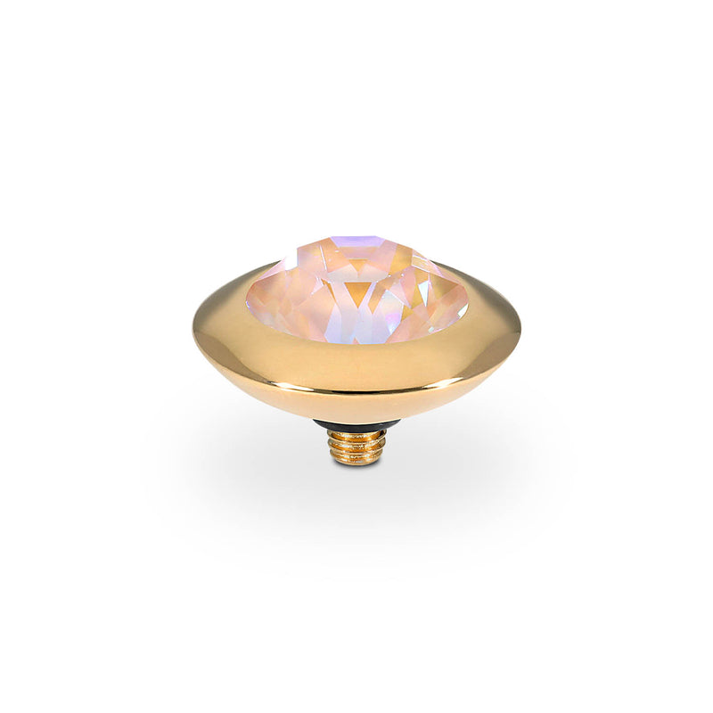 Tondo Top 13 mm - Gold dusty pink delite