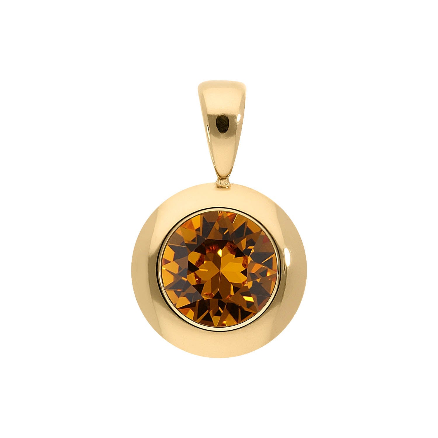 Tondo pendant 13 mm - Gold