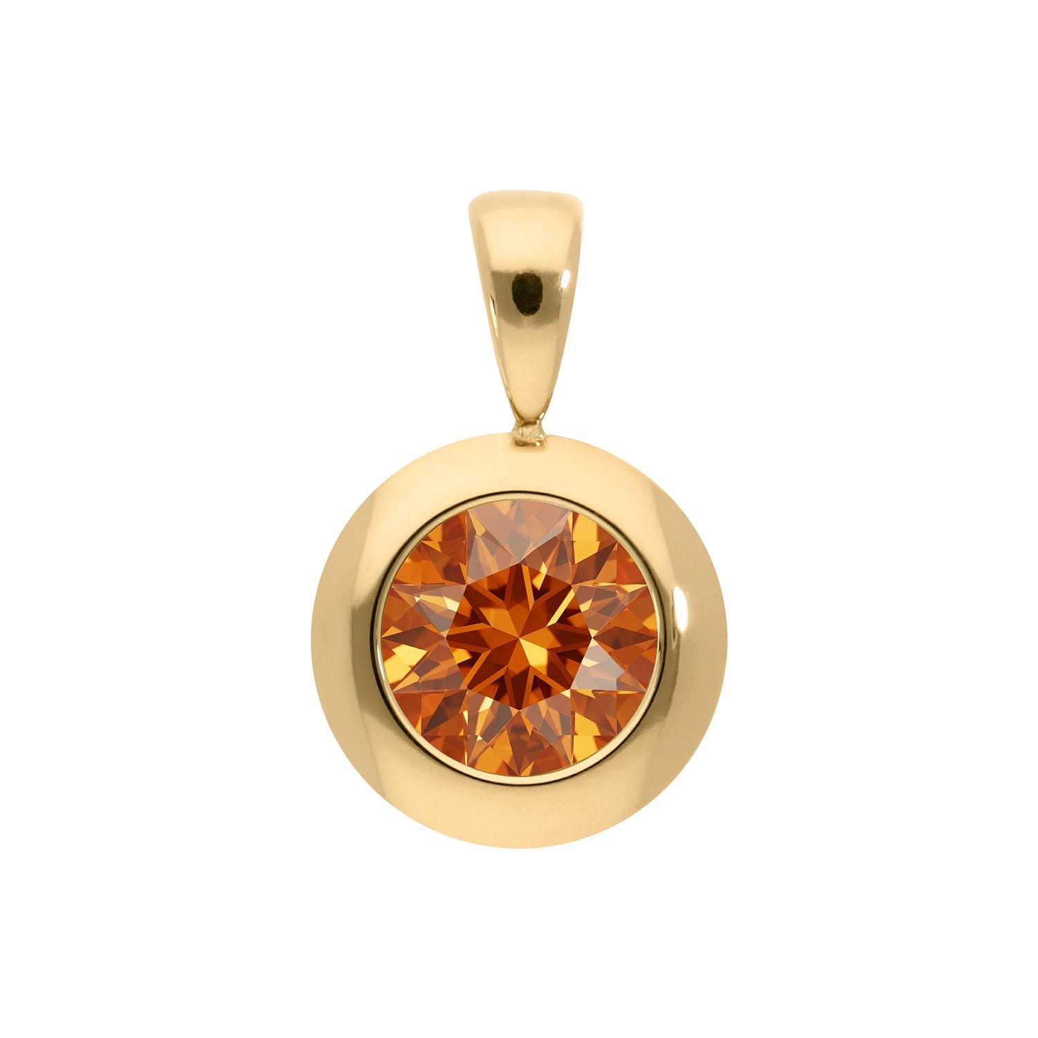 Tondo Anhänger 13 mm - Gold