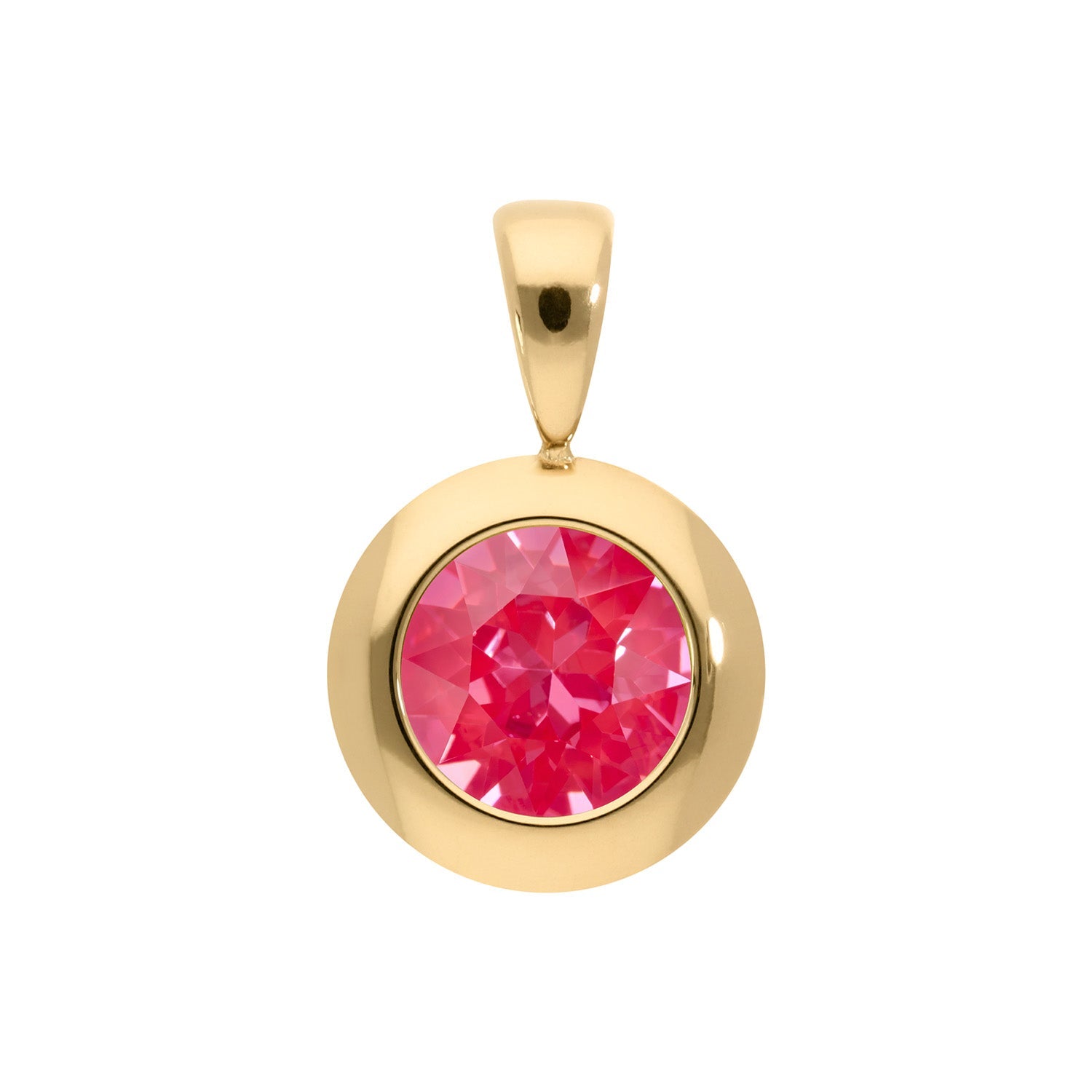 Tondo Anhänger 13 mm - Gold