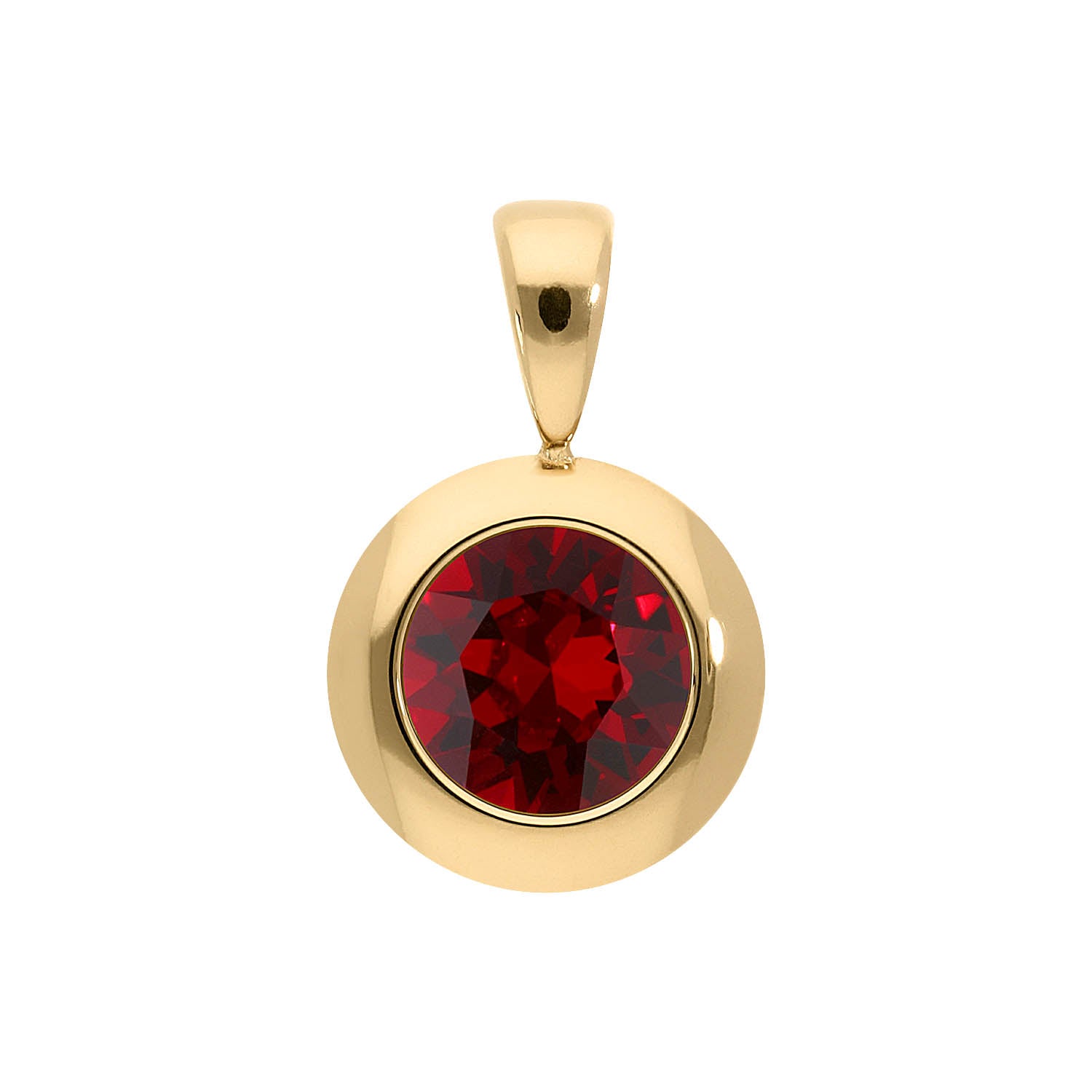 Tondo Anhänger 13 mm - Gold Siam
