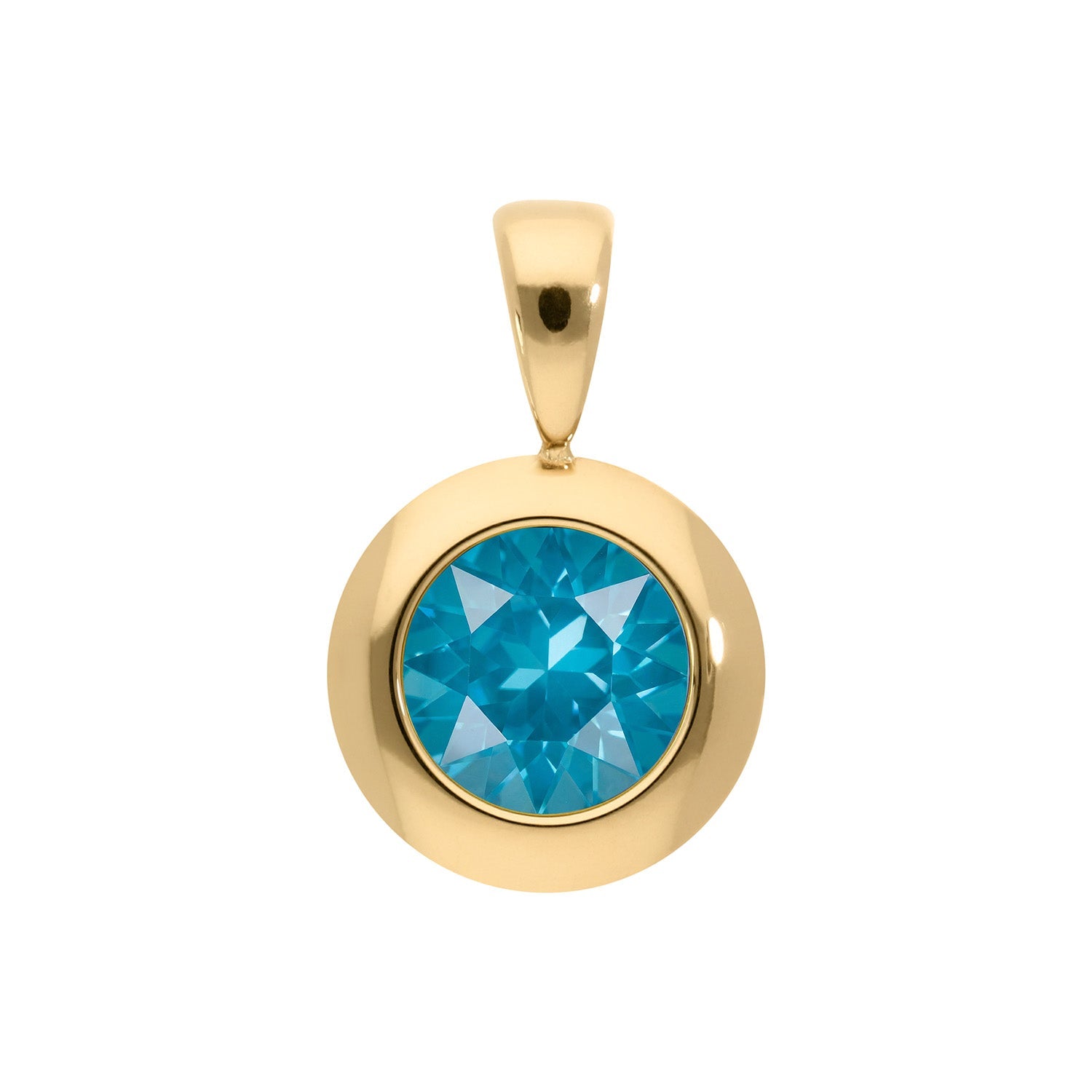 Tondo Anhänger 13 mm - Gold