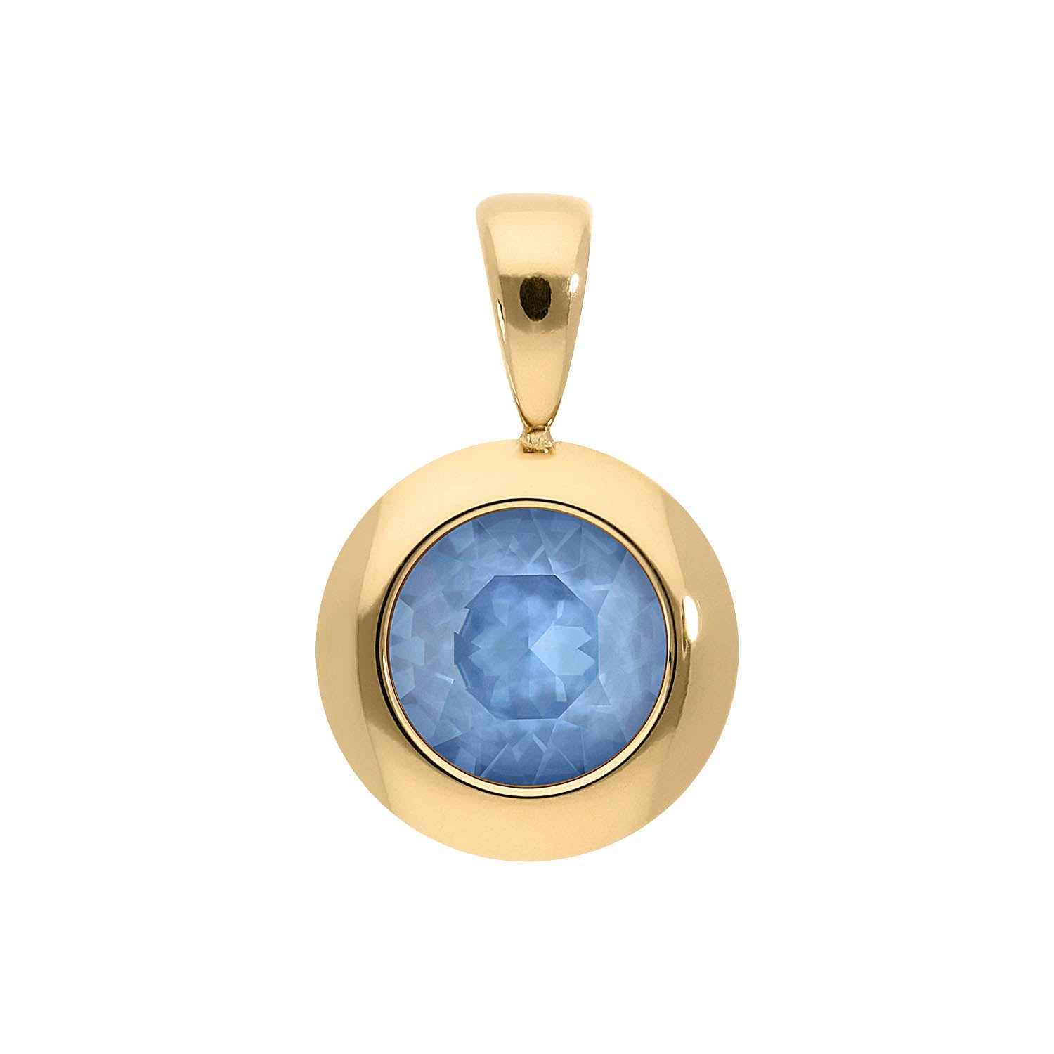 Tondo Anhänger 13 mm - Gold