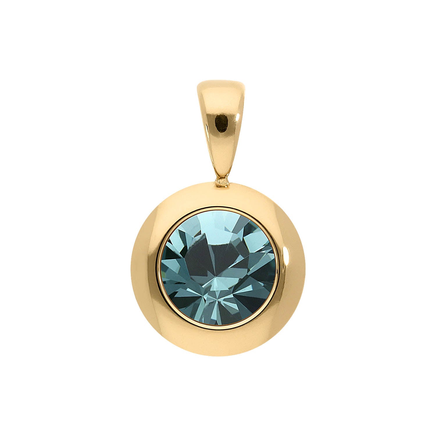 Tondo Anhänger 13 mm - Gold