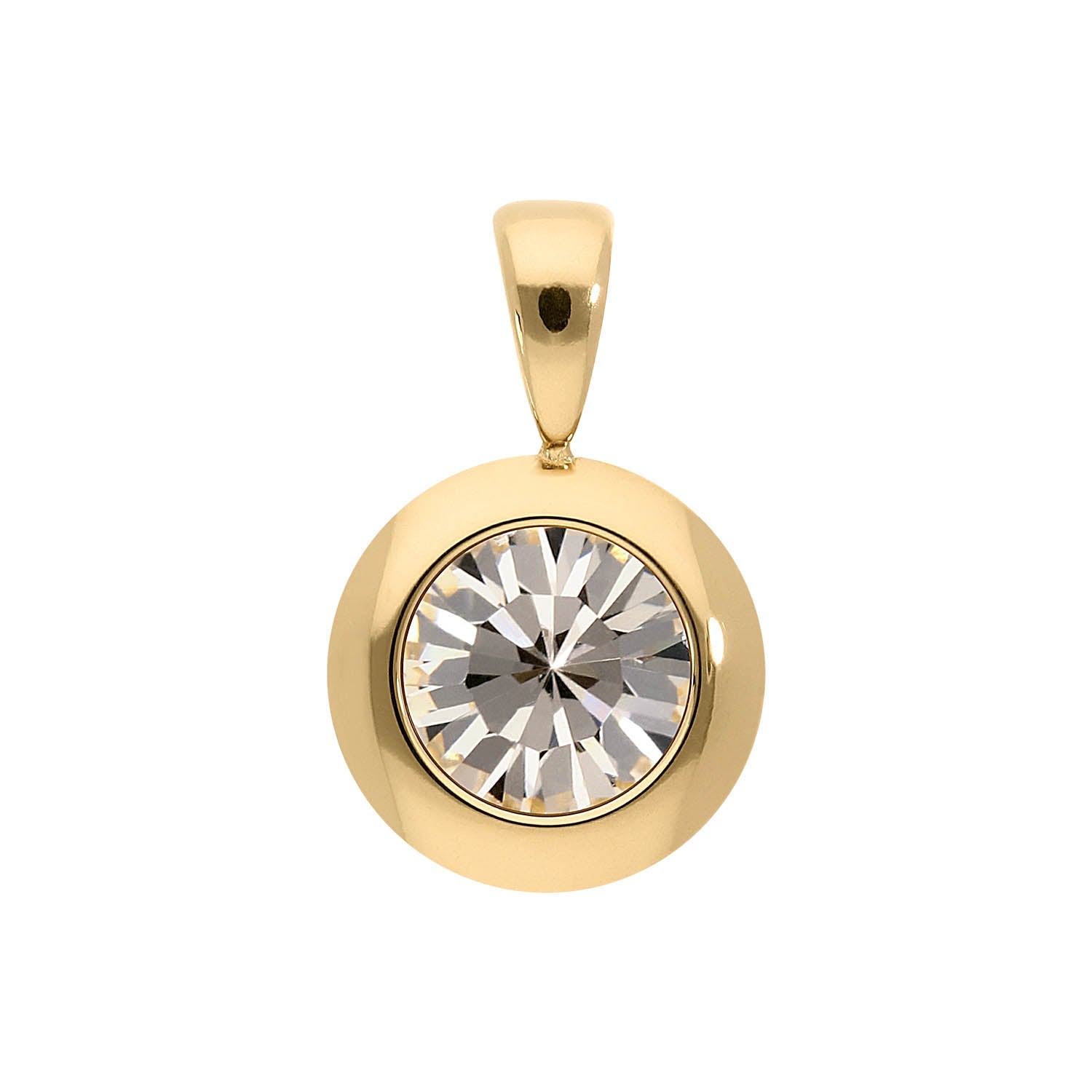 Tondo pendant 13 mm - Gold