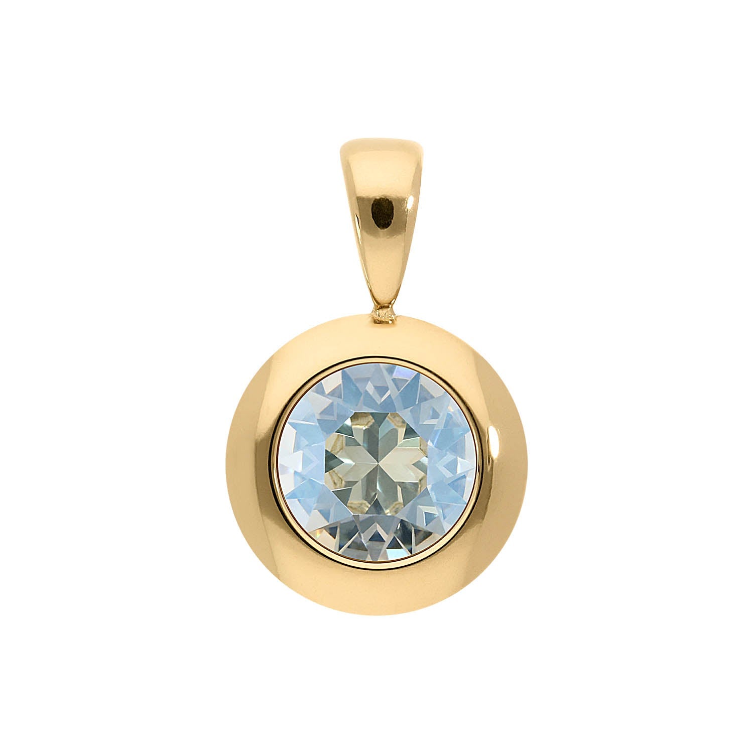 Tondo pendant 13 mm - Gold