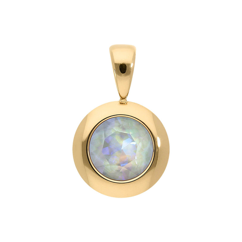 Tondo pendant 13 mm - Gold