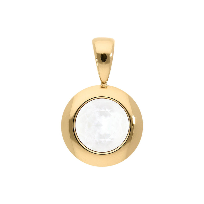 Tondo pendant 13 mm - Gold