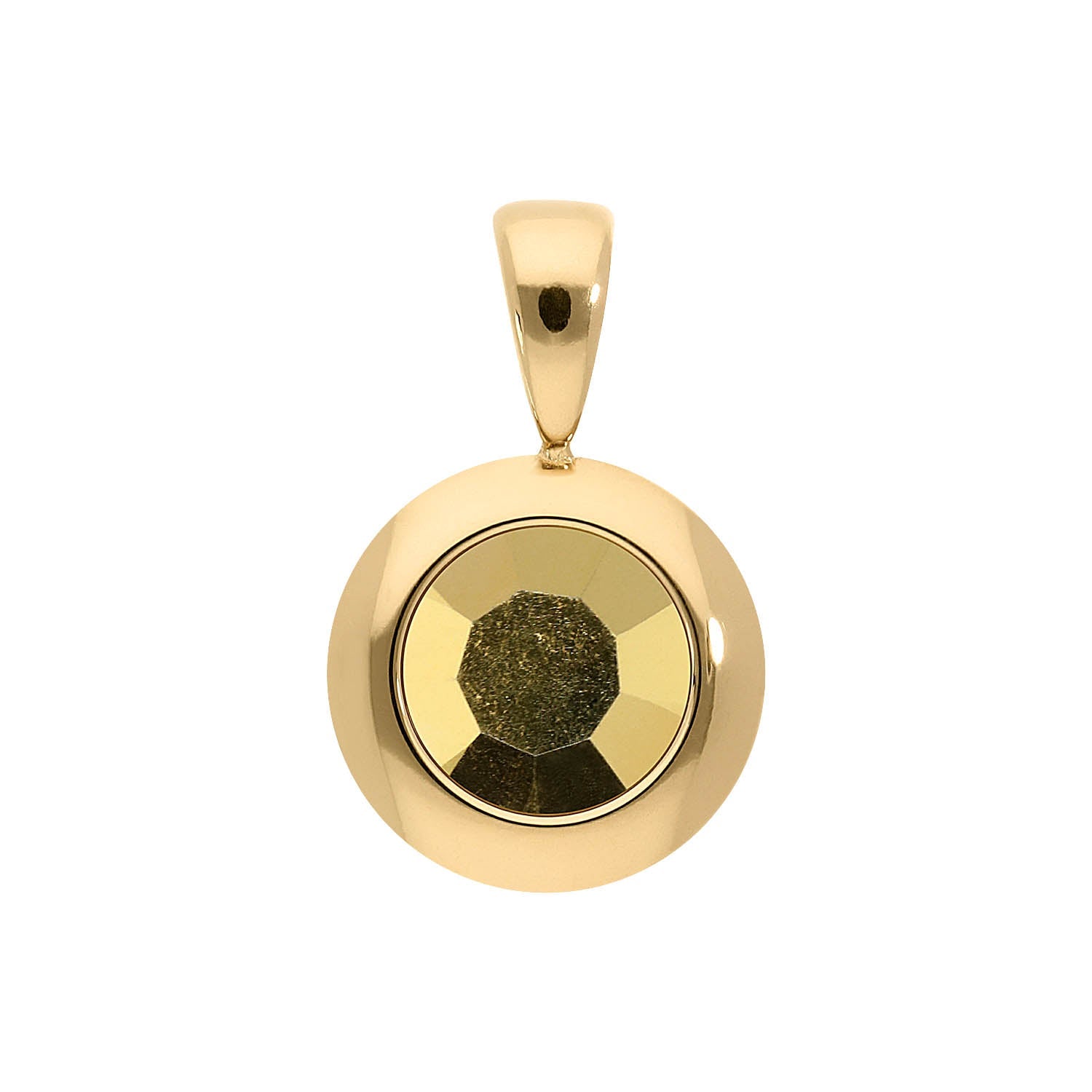 Tondo Anhänger 13 mm - Gold