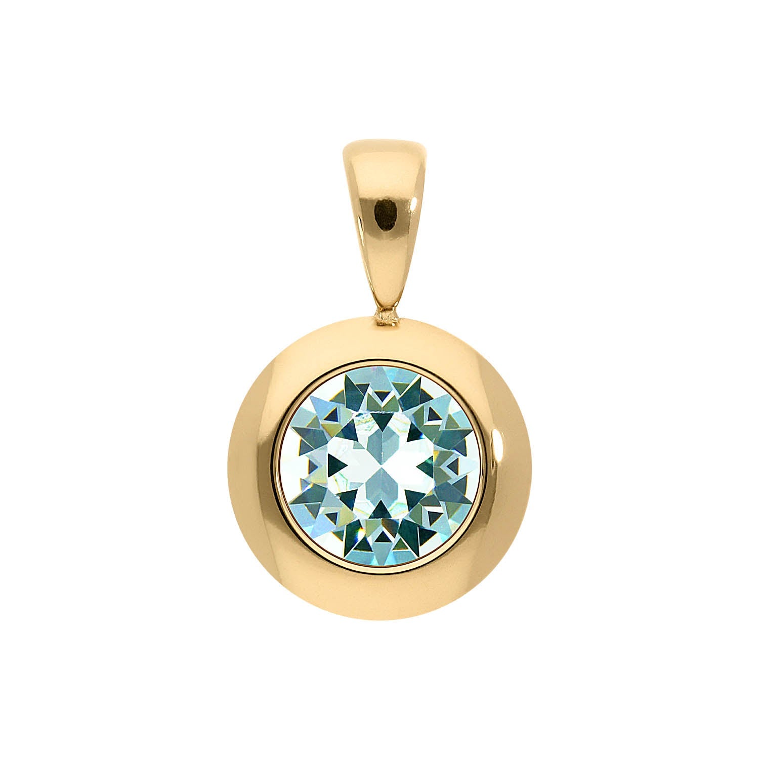 Tondo pendant 13 mm - Gold