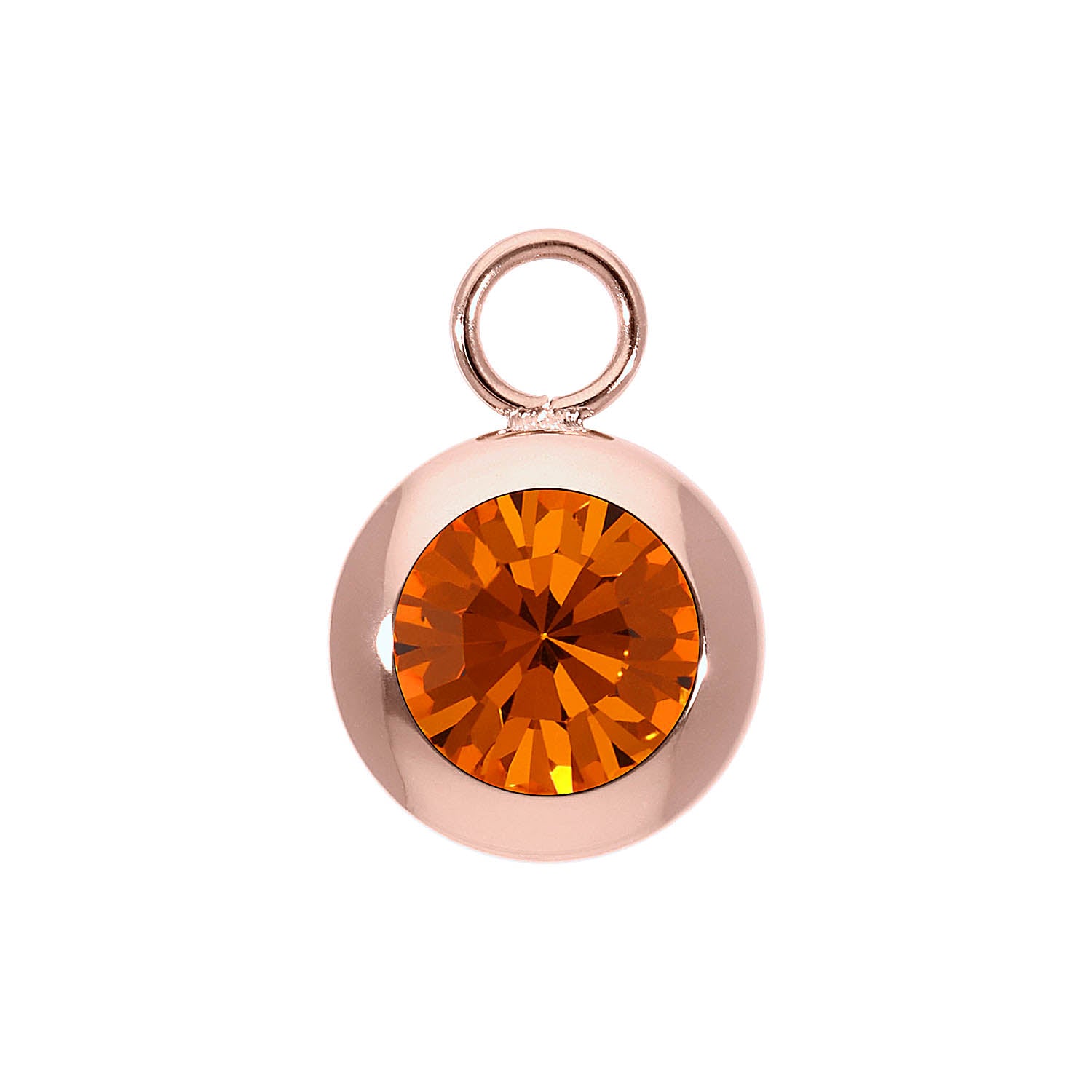 Tondo Charm 13 mm - Roségold sun