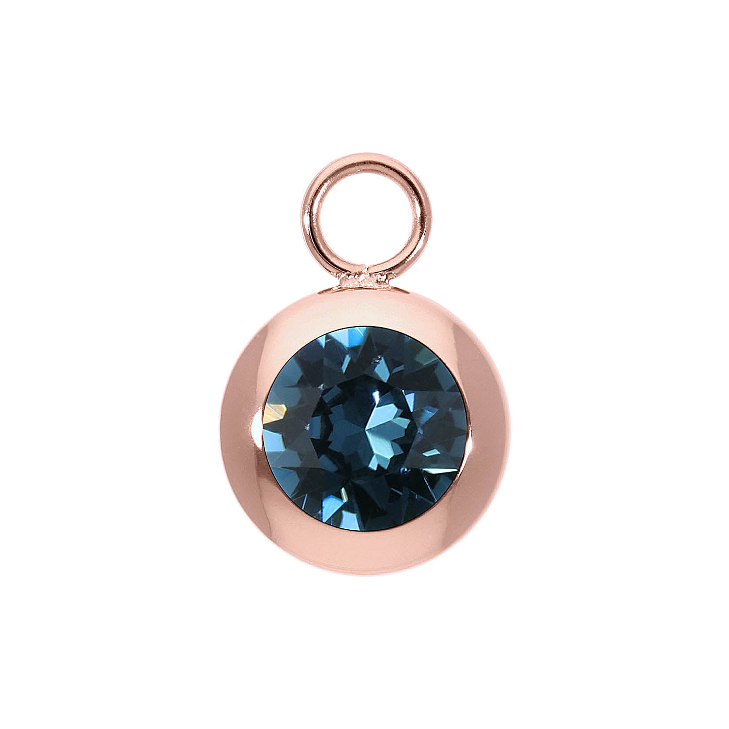 Tondo Charm 13 mm - Roségold montana