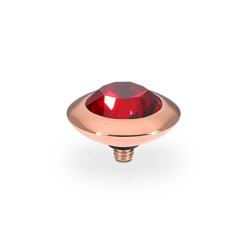 Tondo Top 13 mm - Roségold Siam