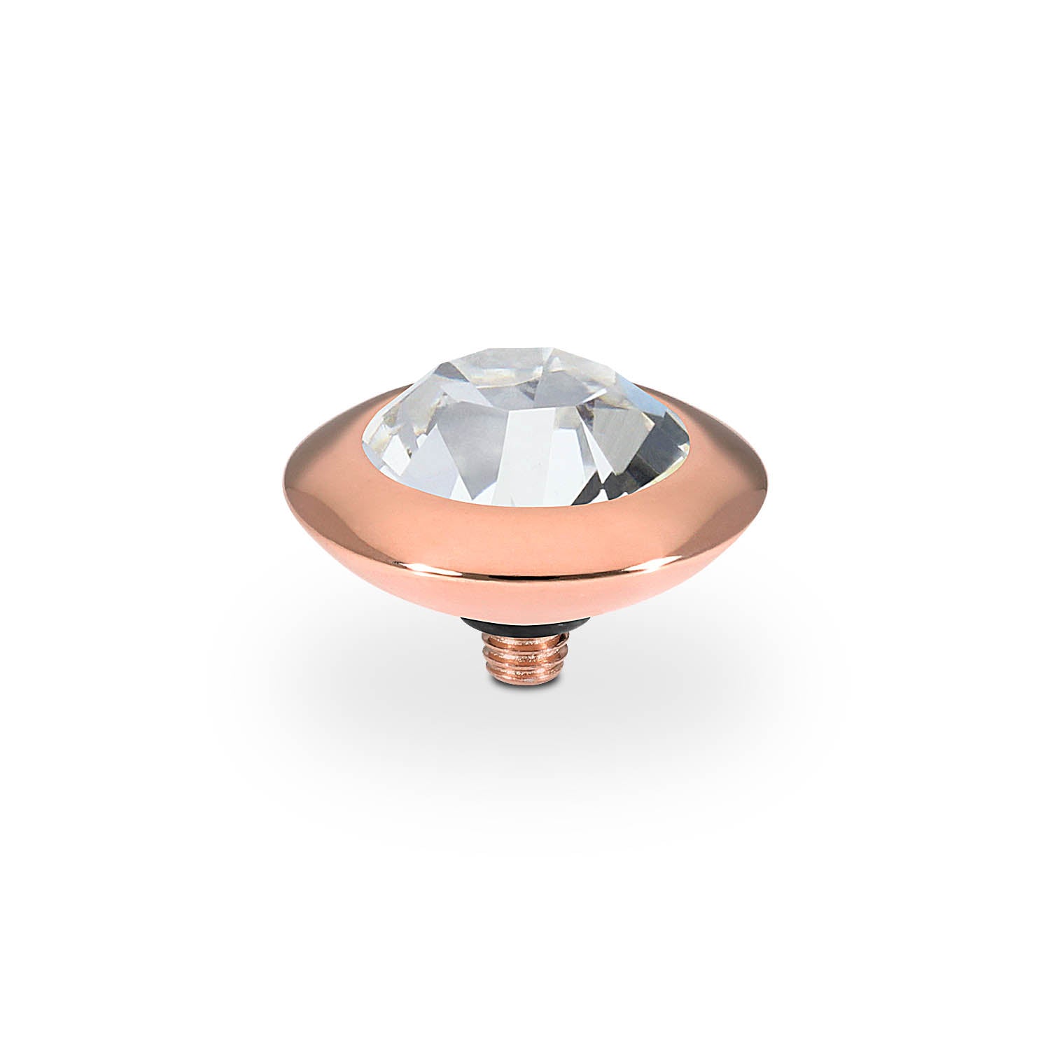 Tondo Top 13 mm - Roségold crystal