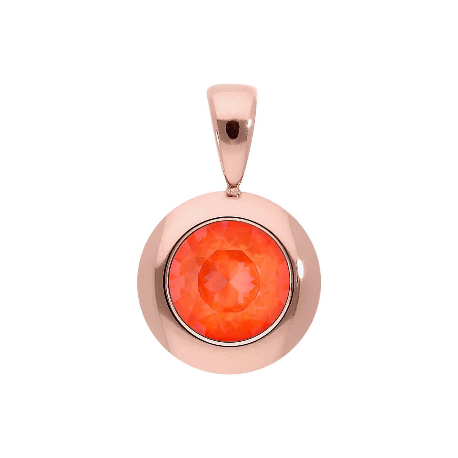 Tondo pendant 13 mm - Rose Gold
