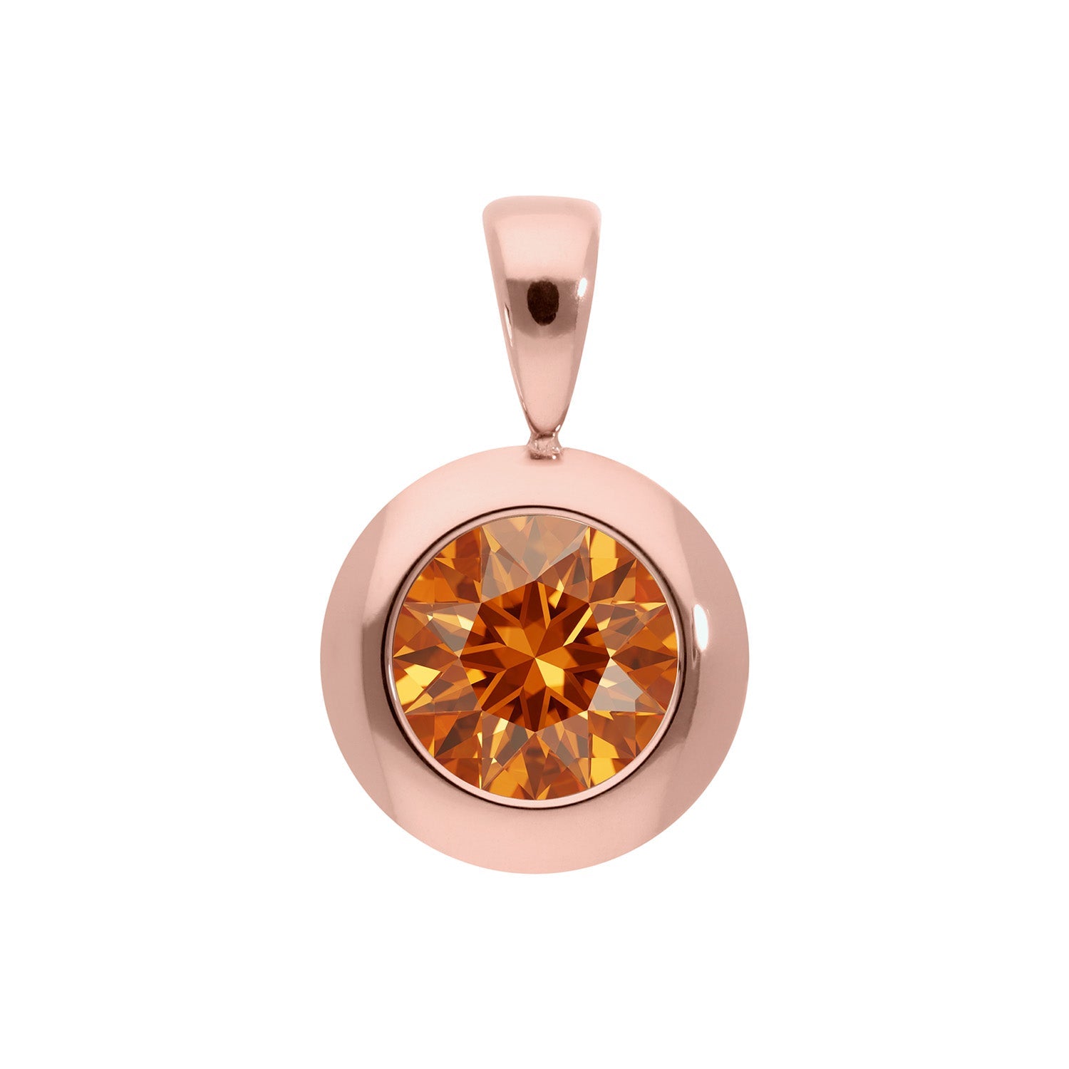 Tondo Anhänger 13 mm - Roségold