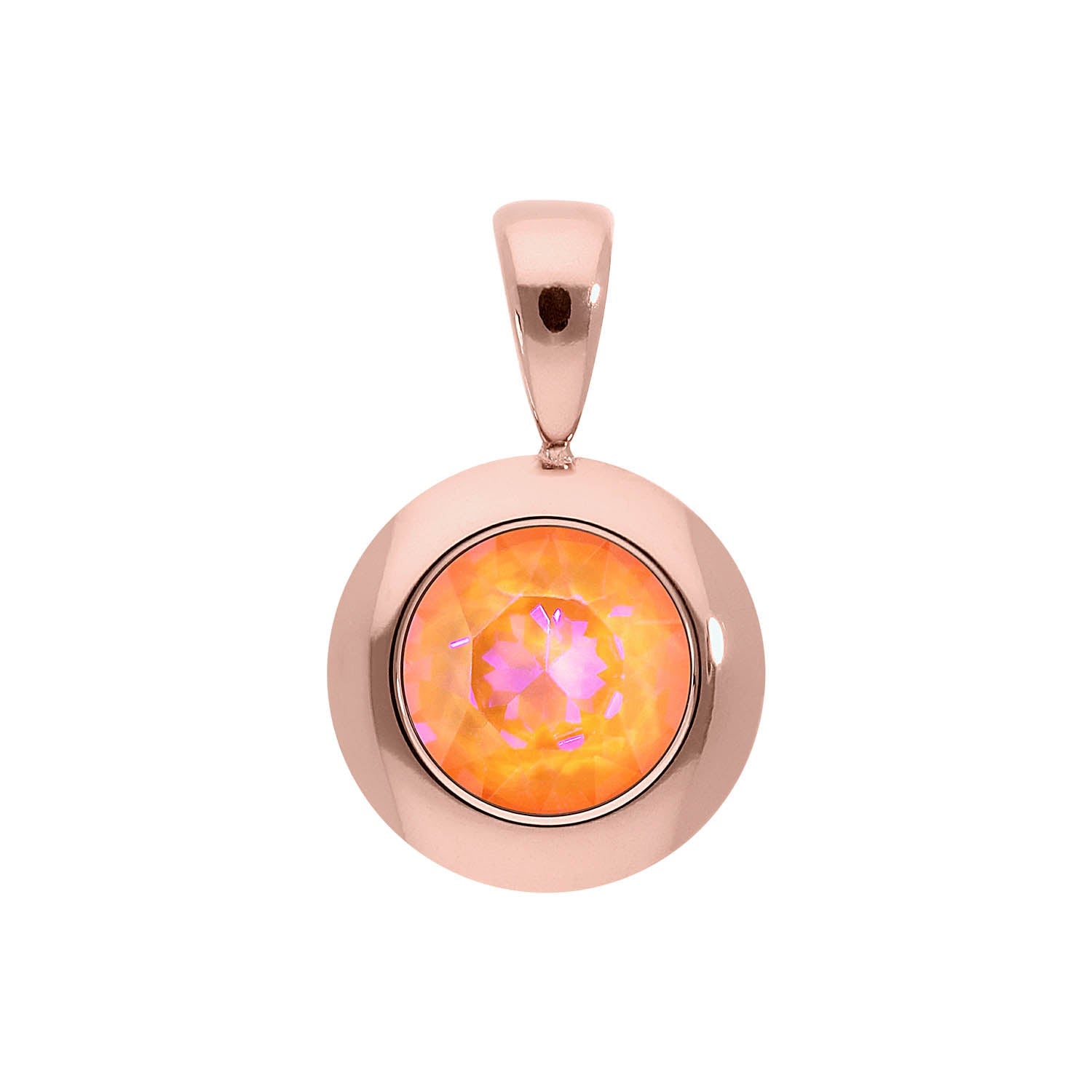 Tondo pendant 13 mm - Rose Gold