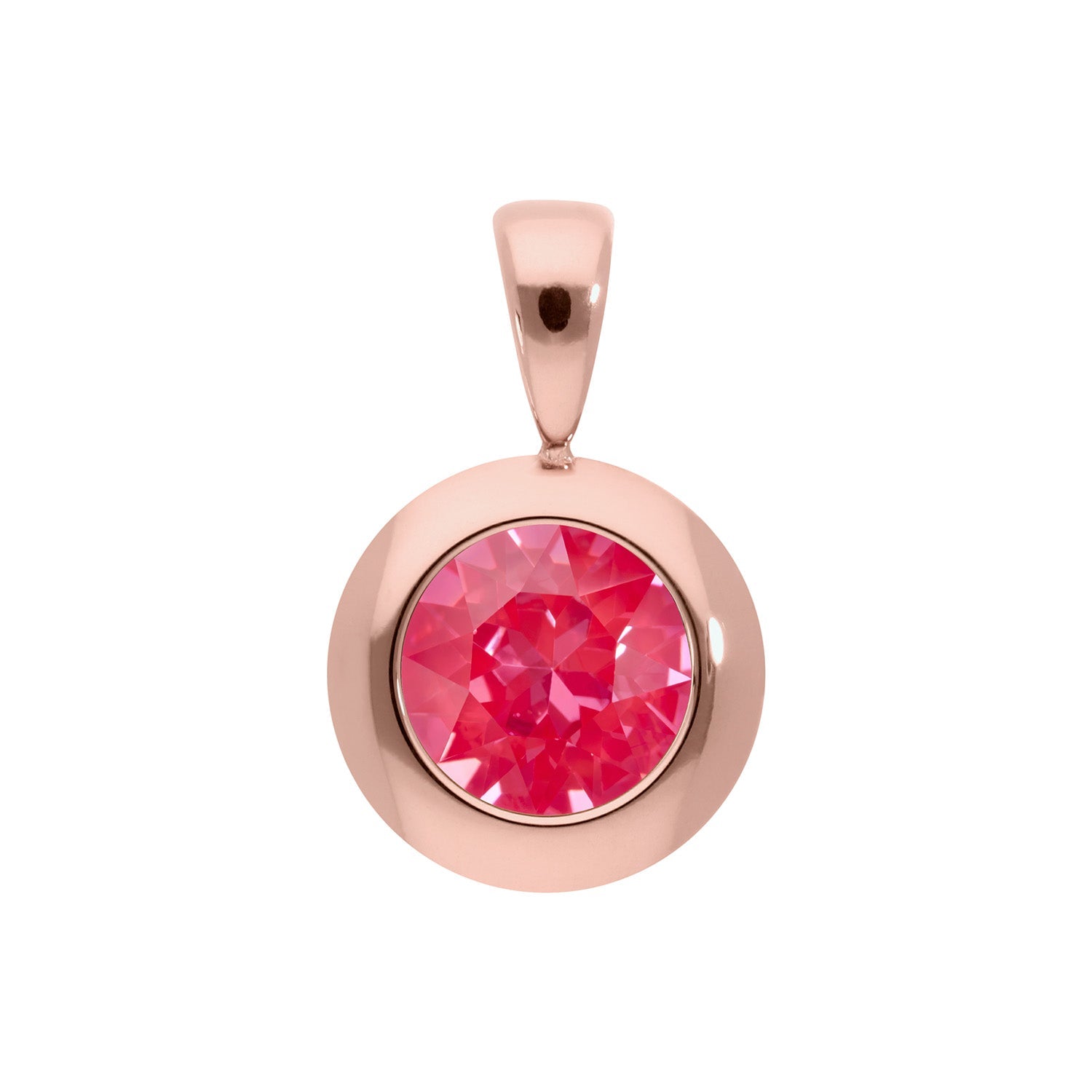 Tondo Anhänger 13 mm - Roségold