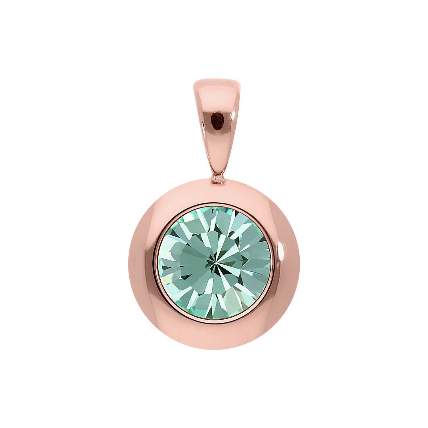Tondo pendant 13 mm - Rose Gold