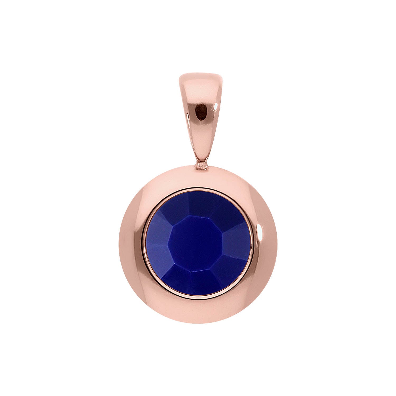 Tondo pendant 13 mm - Rose Gold