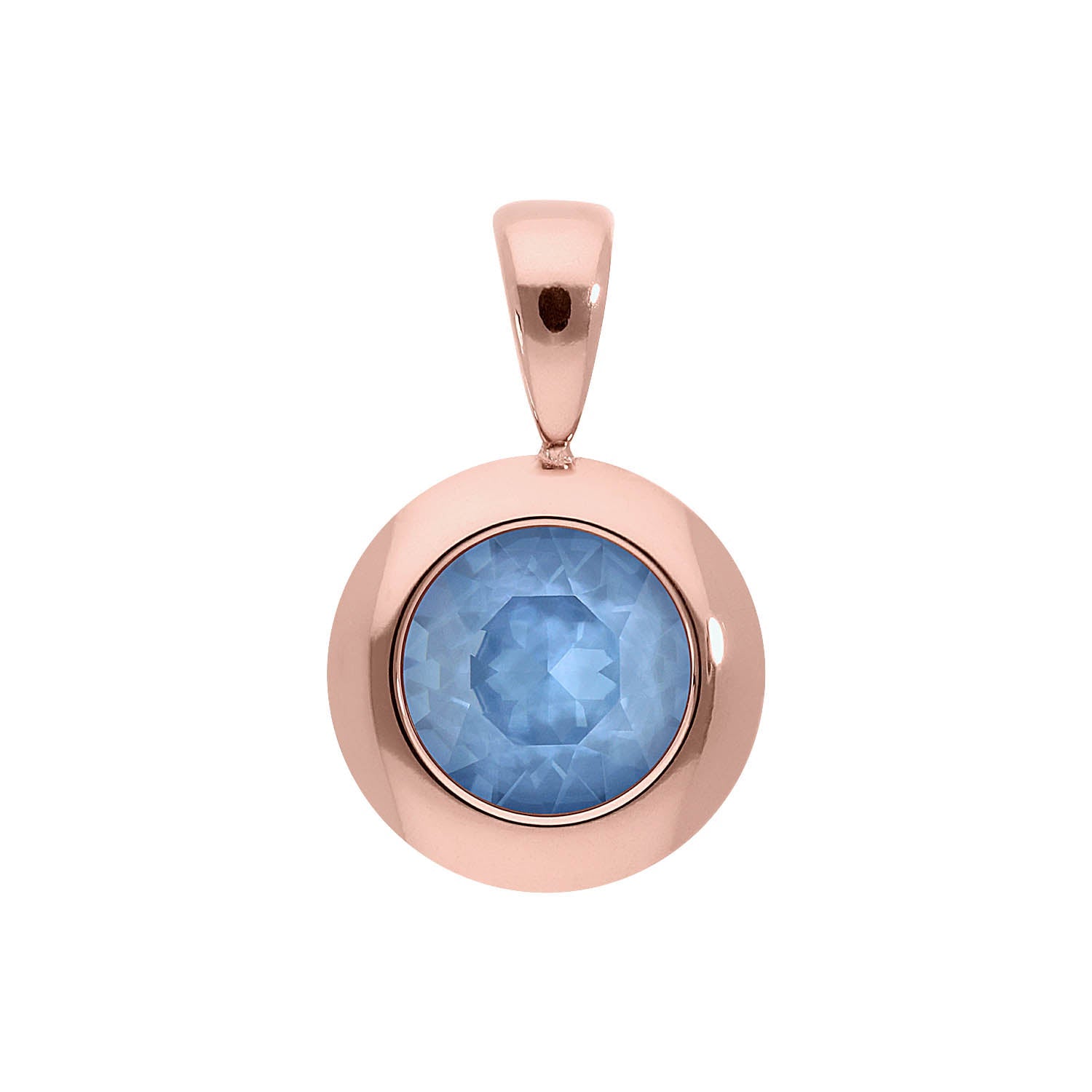 Tondo Anhänger 13 mm - Roségold