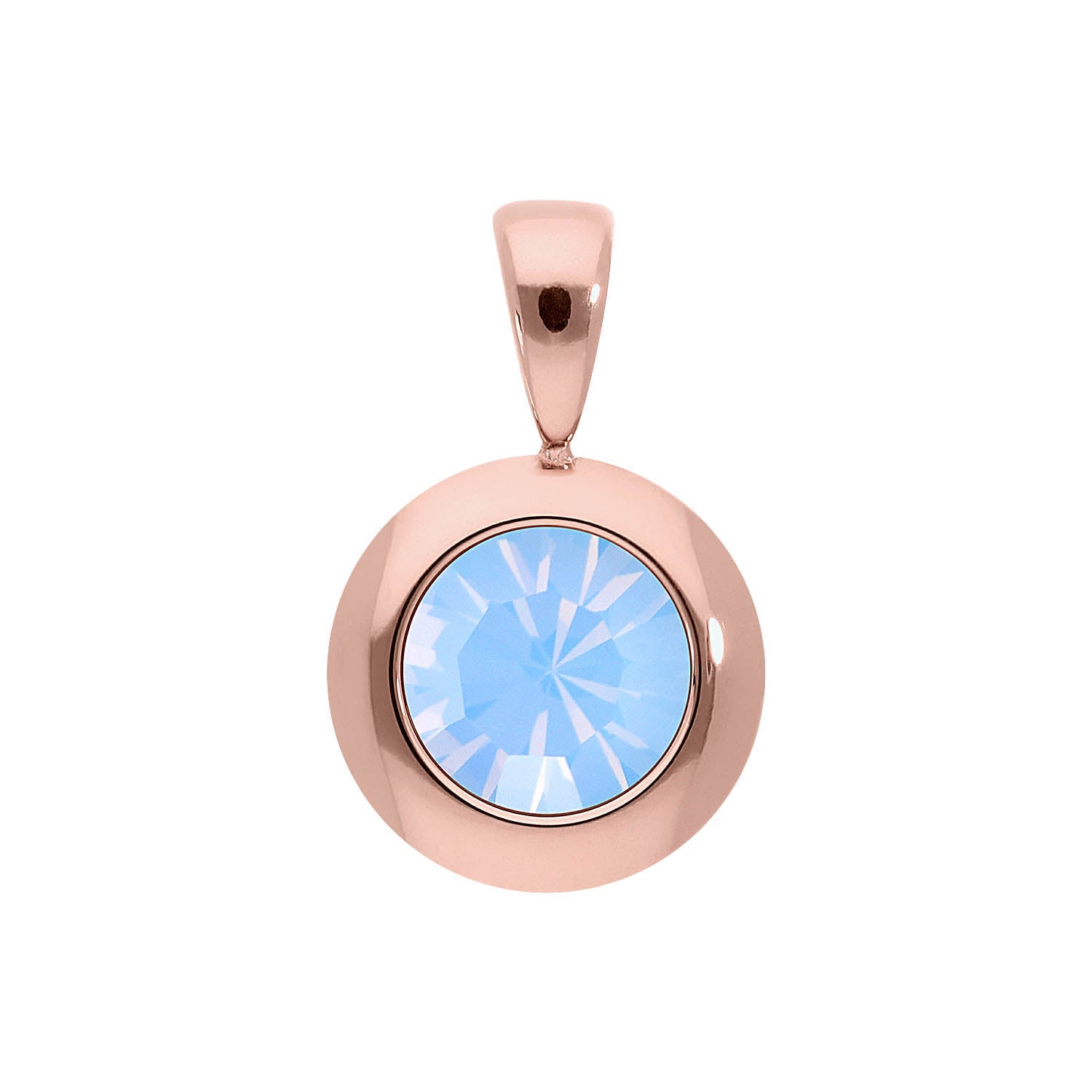 Tondo pendant 13 mm - Rose Gold