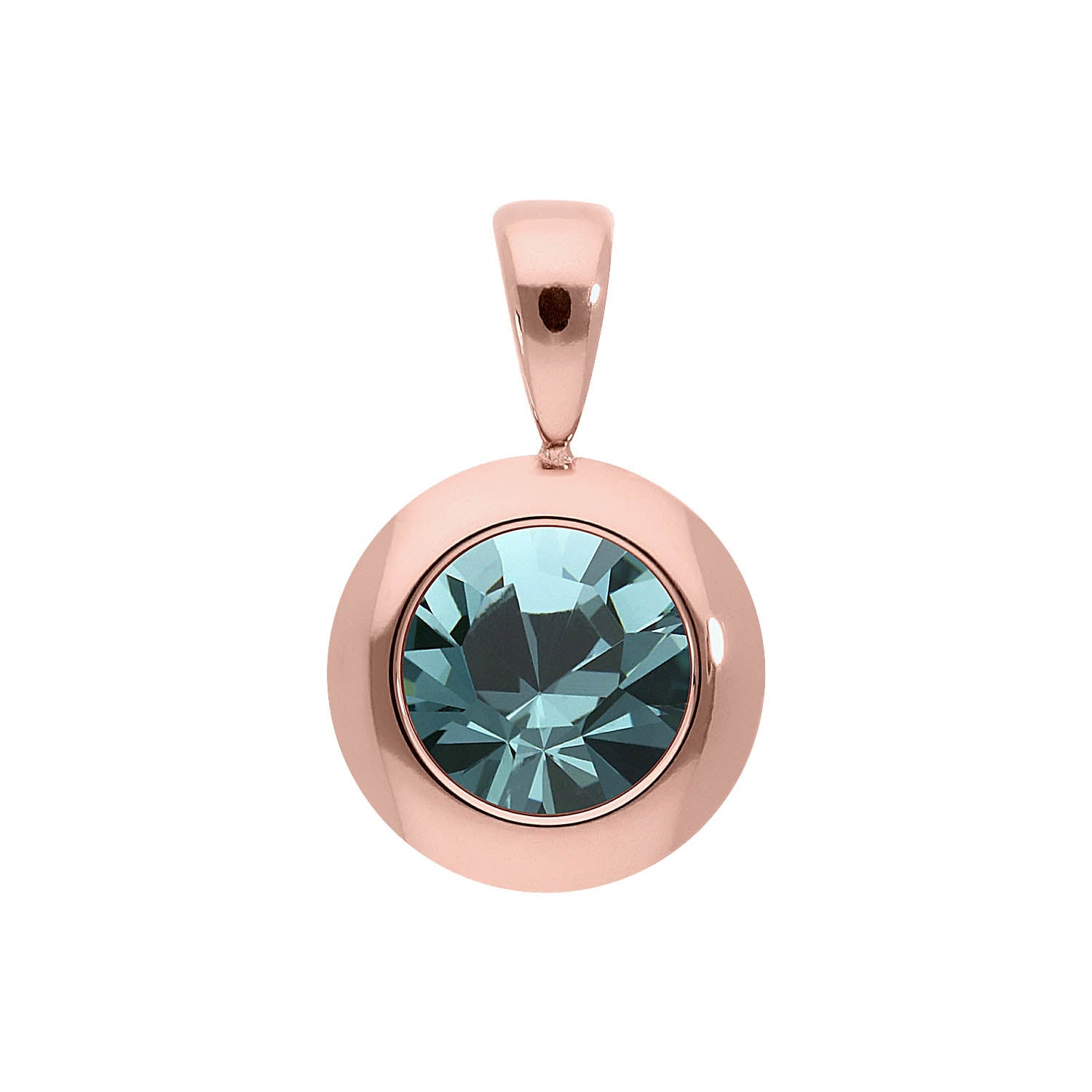Tondo Anhänger 13 mm - Roségold