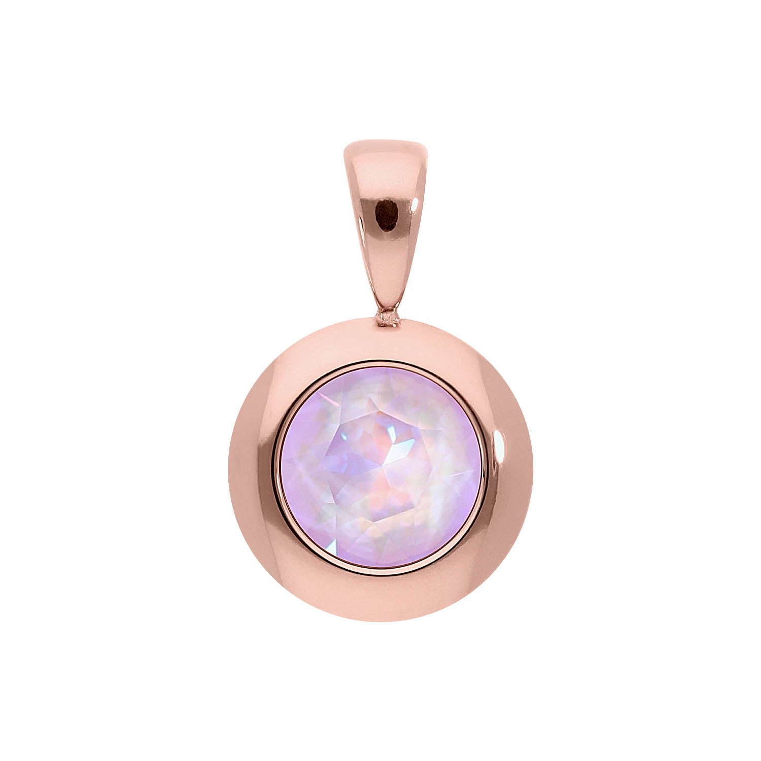 Tondo Anhänger 13 mm - Roségold