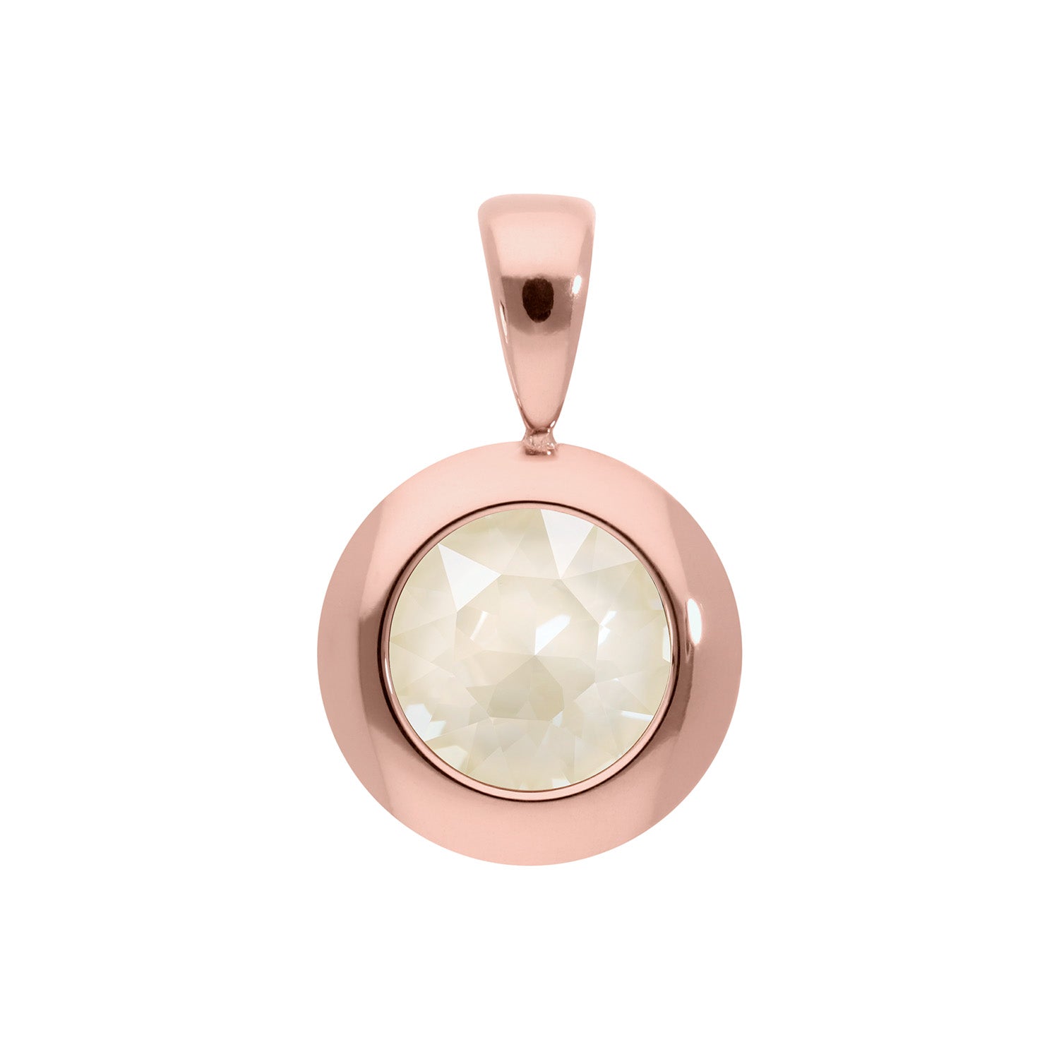 Tondo Anhänger 13 mm - Roségold