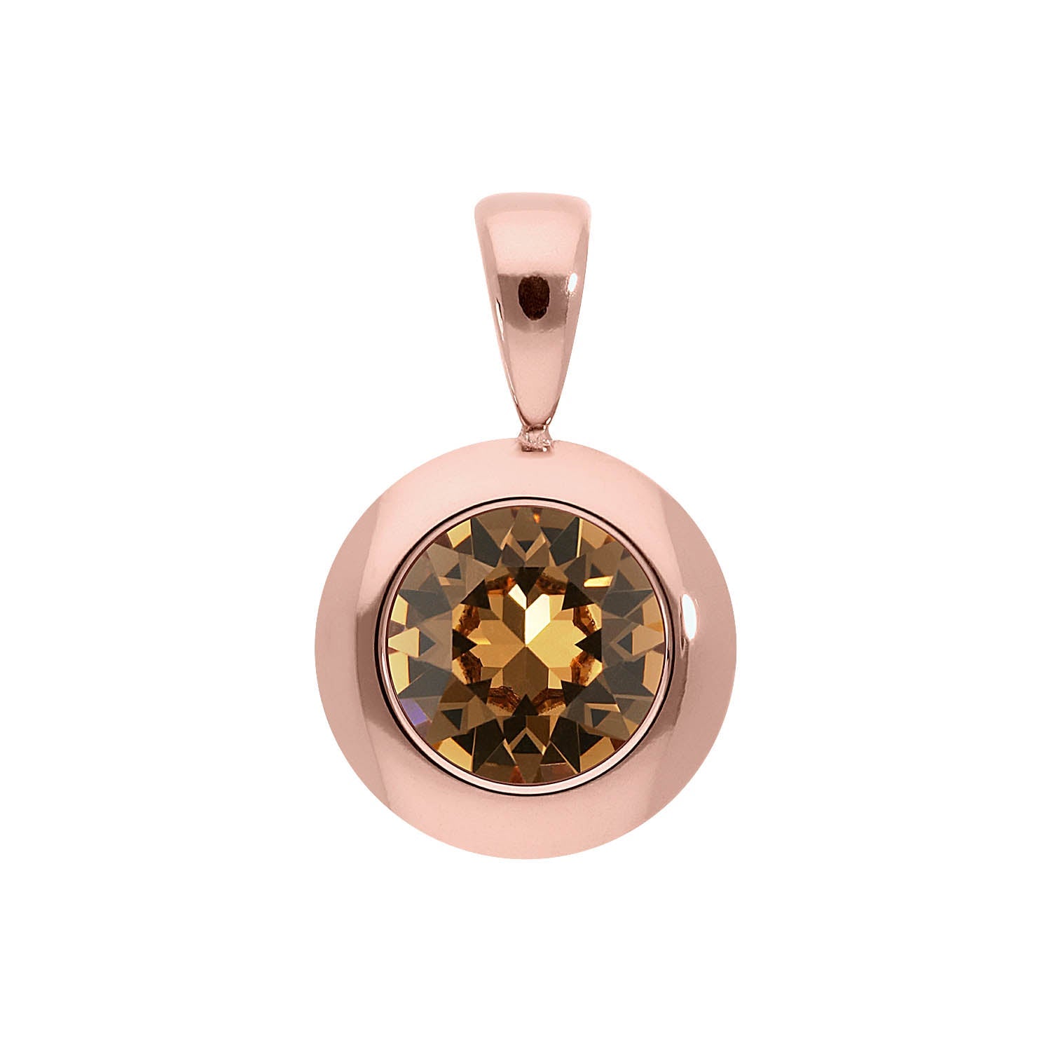 Tondo Anhänger 13 mm - Roségold