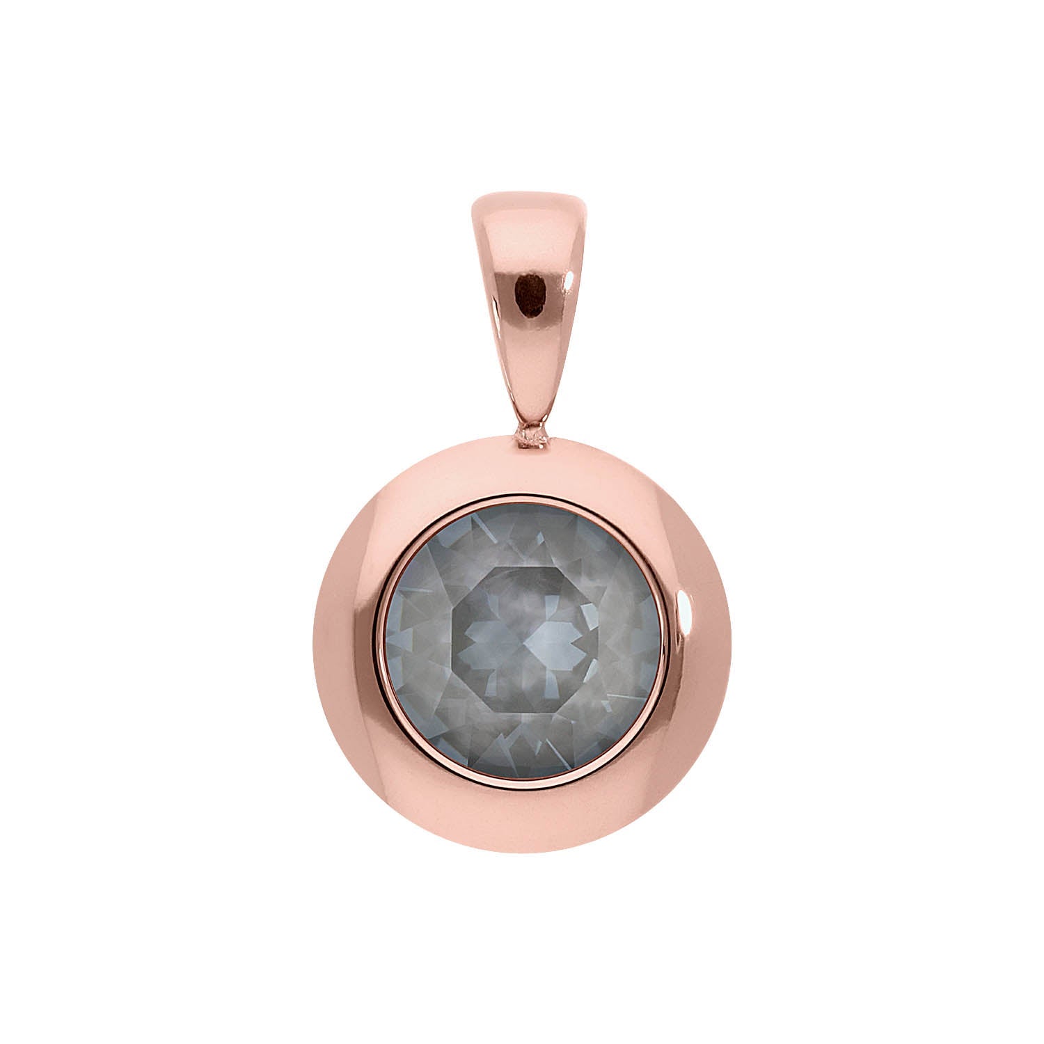 Tondo pendant 13 mm - Rose Gold