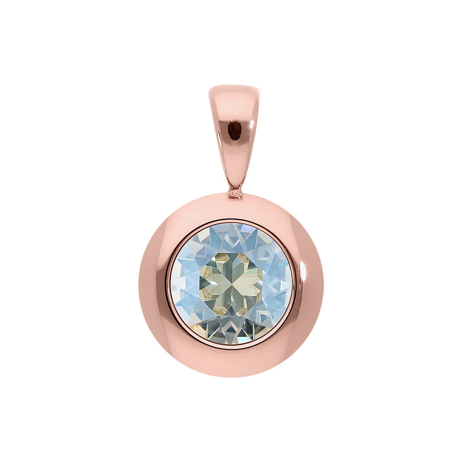 Tondo pendant 13 mm - Rose Gold