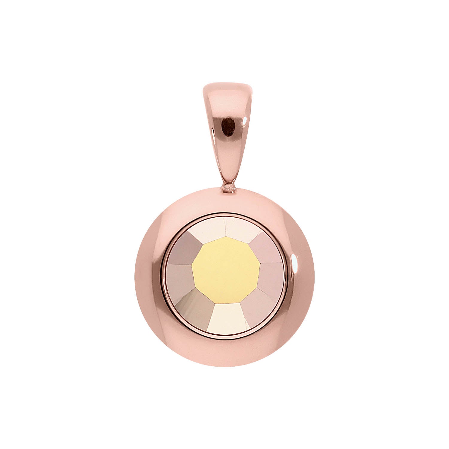 Tondo pendant 13 mm - Rose Gold