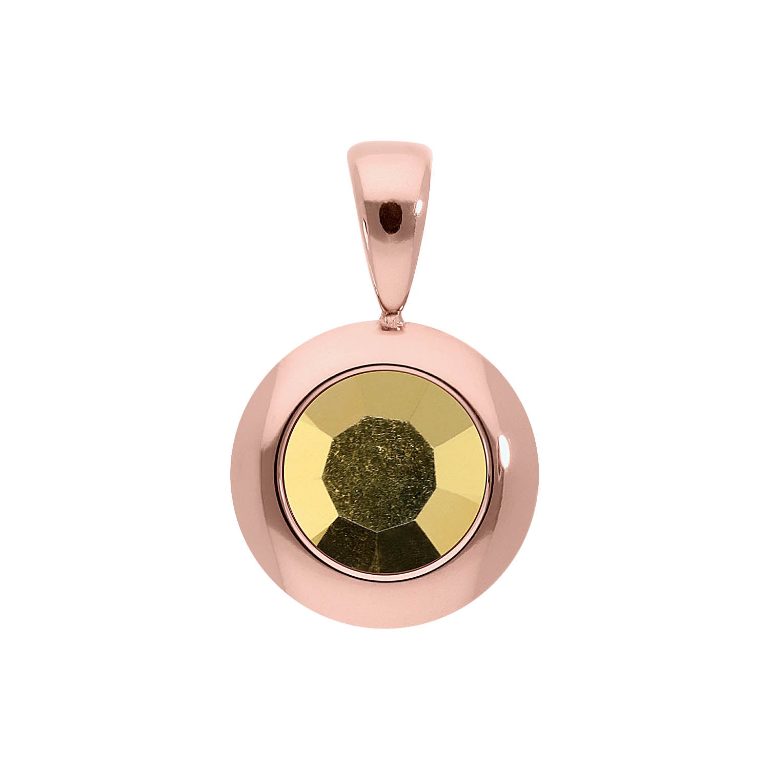 Tondo pendant 13 mm - Rose Gold