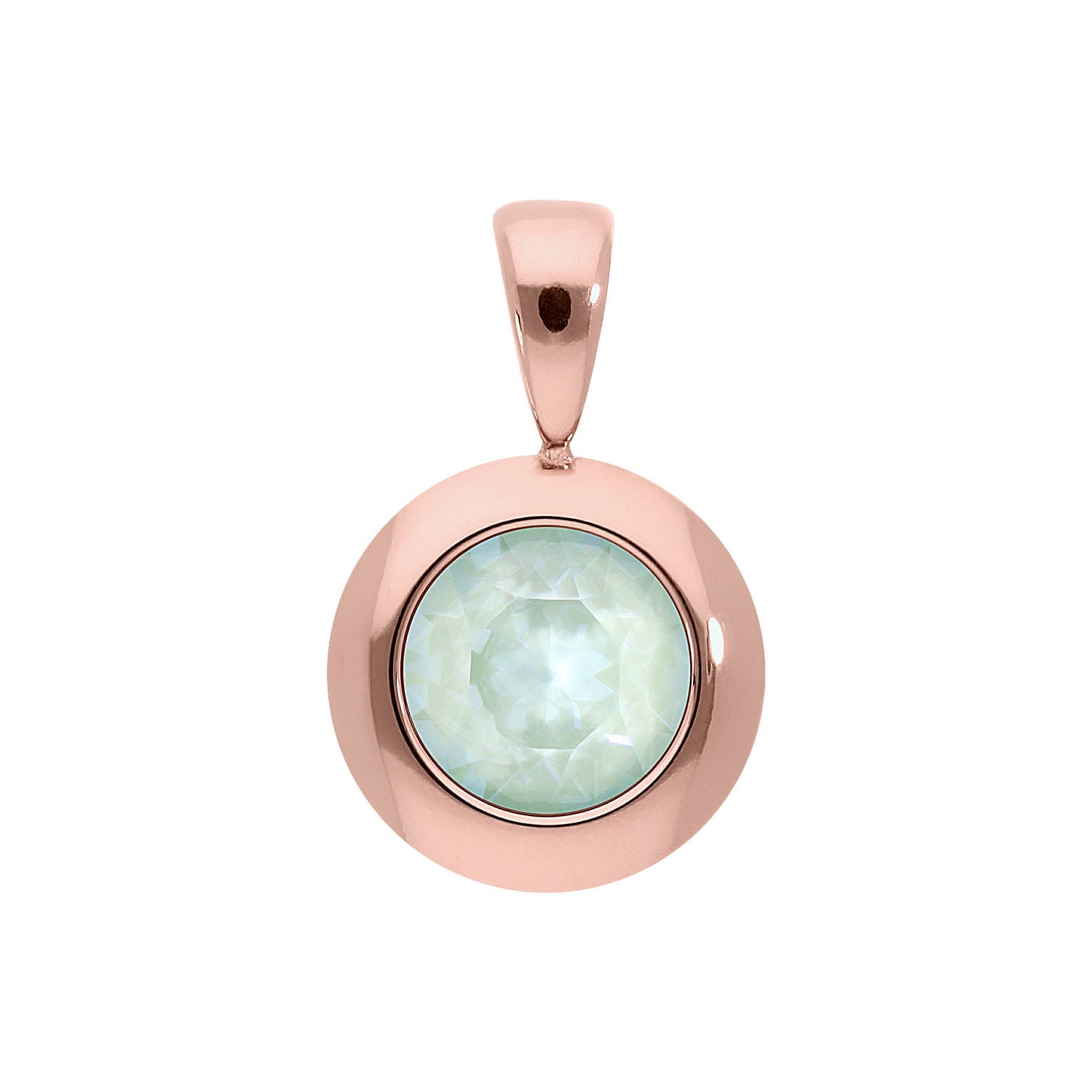 Tondo pendant 13 mm - Rose Gold