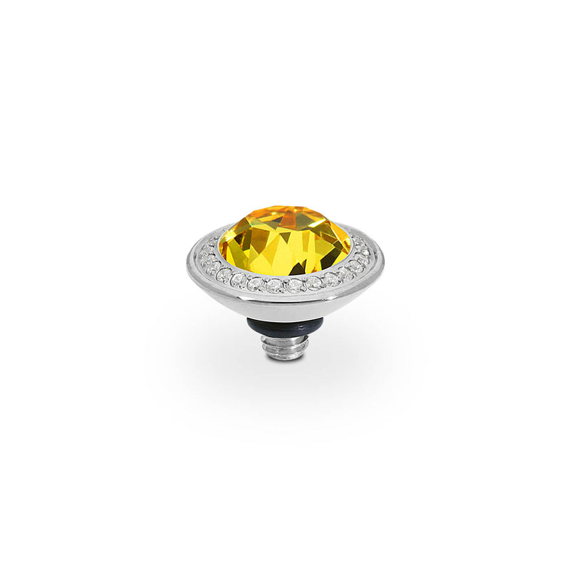 Tondo Deluxe Top 9 mm - Silber light topaz