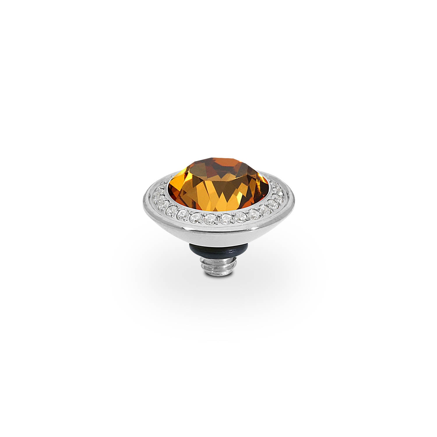 Tondo Deluxe Top 9 mm - Silber light amber